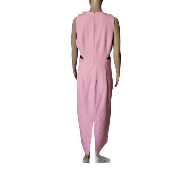 Bardot Lori Midi cut out Dress Vint Pink size 10 - Picture 4 of 9